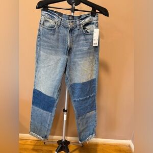 BDG Urban Outfitters Womens Slim Straight Patchwork Jeans Size 29 NWT